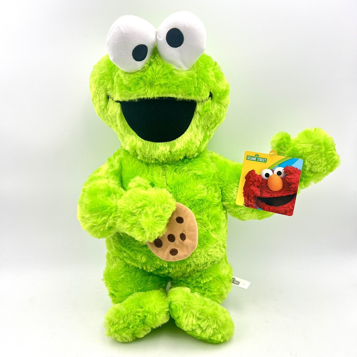 GREEN Sesame Street Cookie Monster 20” Plush ULTRA RARE Stuffed