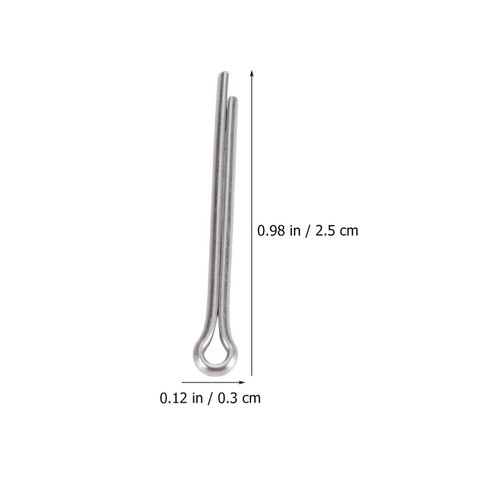 5 Count Stainless Steel Pin Set Hardware Kit Automotive Replacement Parts - Afbeelding 7 van 12