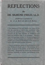 Reflections by Sigmund Freud (Moffat, Yard and Company, 1922, Hardcover)