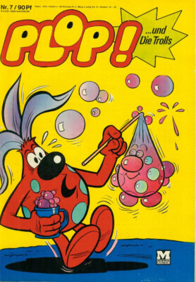 Plop! ...und Die Trolls Nr.7 von 1969 - TOP Z1 MOEWIG COMICHEFT