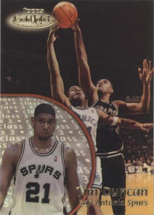 2000-01 Topps Gold Label - Tim Duncan #10 - 1 of 2