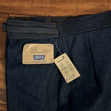 NWT Vintage Levis Jean Womens Sz 12 Orange Tab Metal Closure Waist