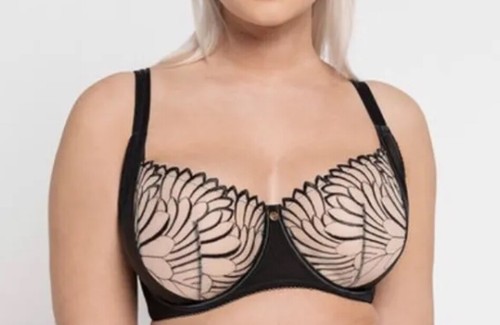 Scantilly by Curvy Kate Fallen Angel Balcony Bra Size 30GG 30H 30FF A2 - Imagen 4 de 8