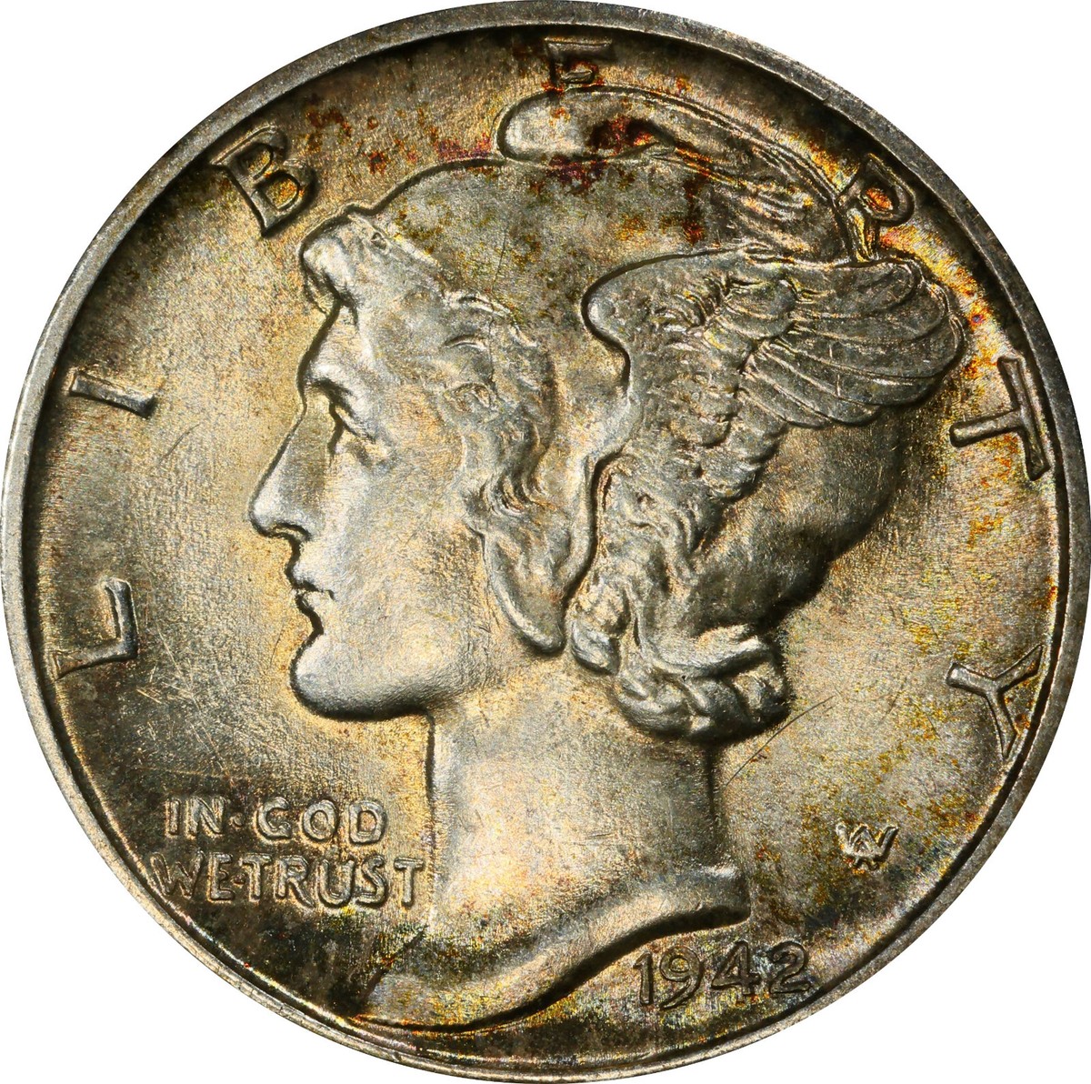 1942/1-D MS63FB Mercury Dime, PCGS 50597412 | eBay