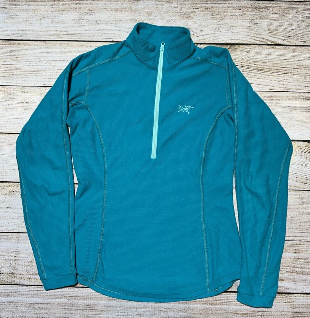 arcteryx delta waffle polartec fleece 1/4 zip pullover base-layer
