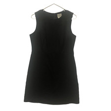 Gap Womens Size 10 Sleeveless Black Dress Lined Classic Mid Length Interview