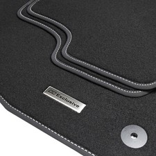 Fußmatten Edelstahl Exclusive Logo passend für Volvo V40 05/2012-2019