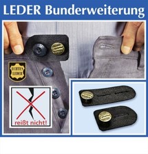 2 Set a 2 Hosenbunderweiterung Leder Umstands...