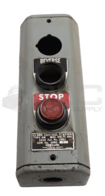 A.O. SMITH 1HB3-1 CLARK CONTROL STATION 600V TYPE HB