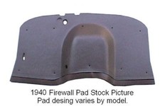 1937 Hudson Terraplane Flat Firewall Pad 1937 Hudson Terraplane Flat Firewall Pad
