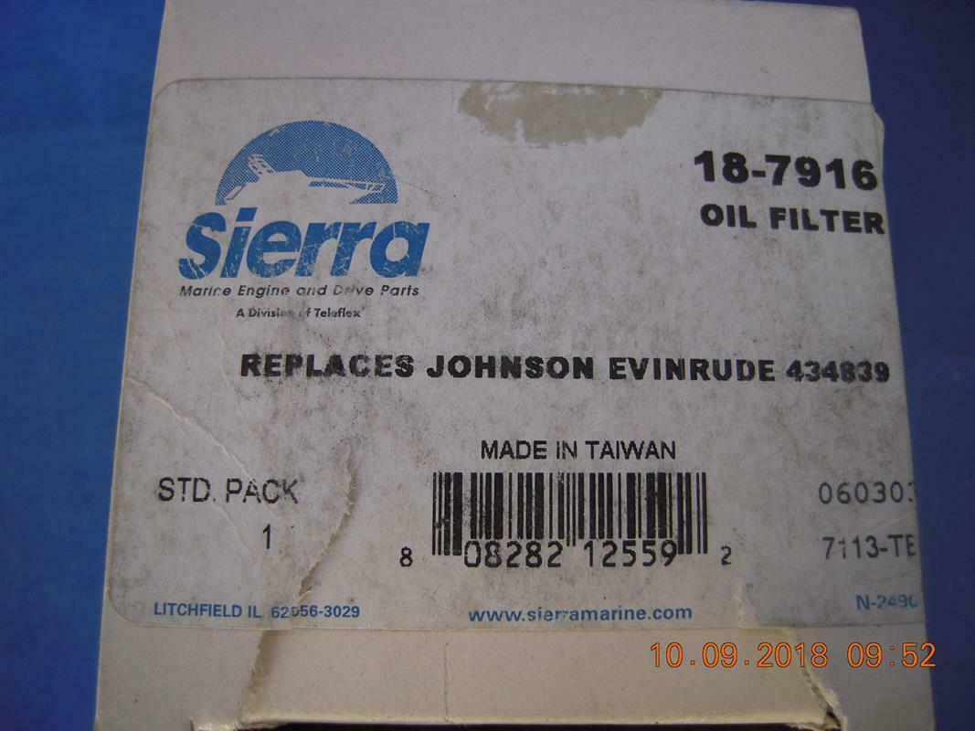 SIERRA 187916 cross reference oil filters