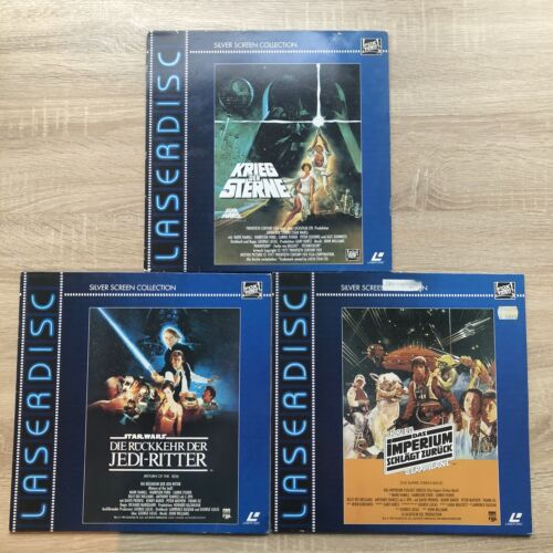 Star Wars Krieg Der Sterne Imperium Jedi Ritter Trilogie Laserdisc Deutsch PAL - Bild 1 von 2