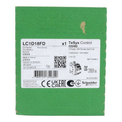 SCHNEIDER ELECTRIC LC1D18FD LEISTUNGSSCHÜTZ LC1D