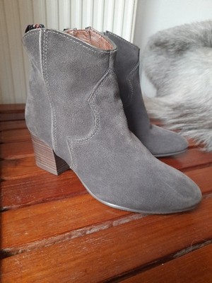 Tamaris Stiefeletten grau, Größe 38, wie neu