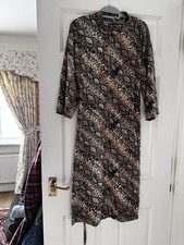 Culture Midi Animal Print Stretch Dress with Belt