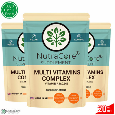 Multi Vitamine Kapseln (Vitamin B1, B2, B3 + Vitamin D3, C, A, E) - stark & natürlich