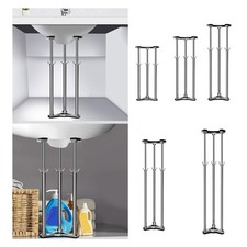 Undermount Ceramic Sink Support, Mounting Kit and Height Adjustment.