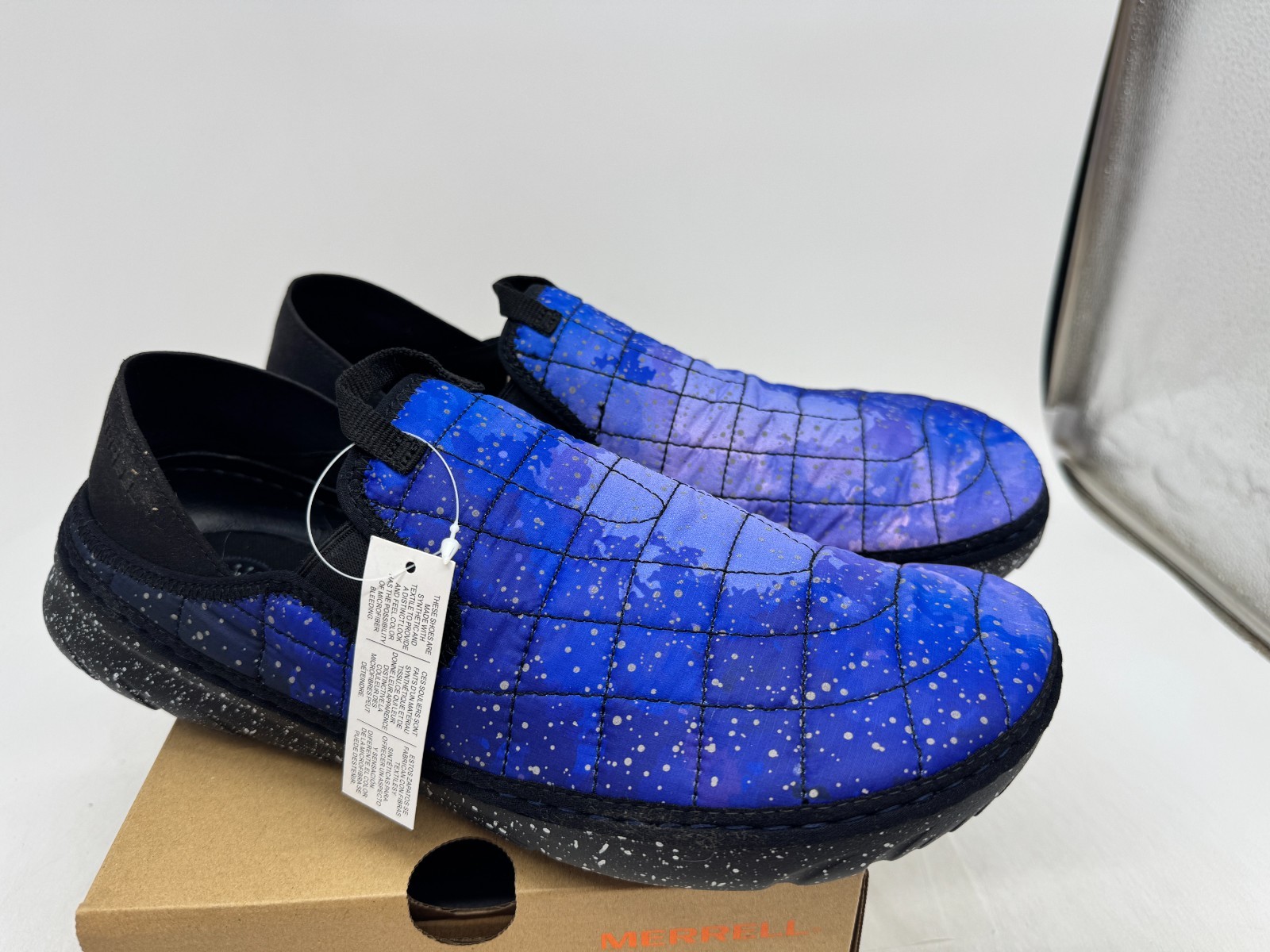 Merrell Hut Moc scarpe comode uomo cielo notturno slip on punta tonda bassa 13