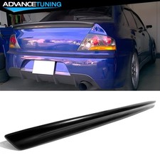 Fits 02-07 Mitsubishi Lancer Evo Sedan 4dr Mdp Style Black Rear Trunk Spoiler Pu