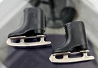 VINTAGE BARBIE KEN ICE SKATES BLACK METAL BLADES