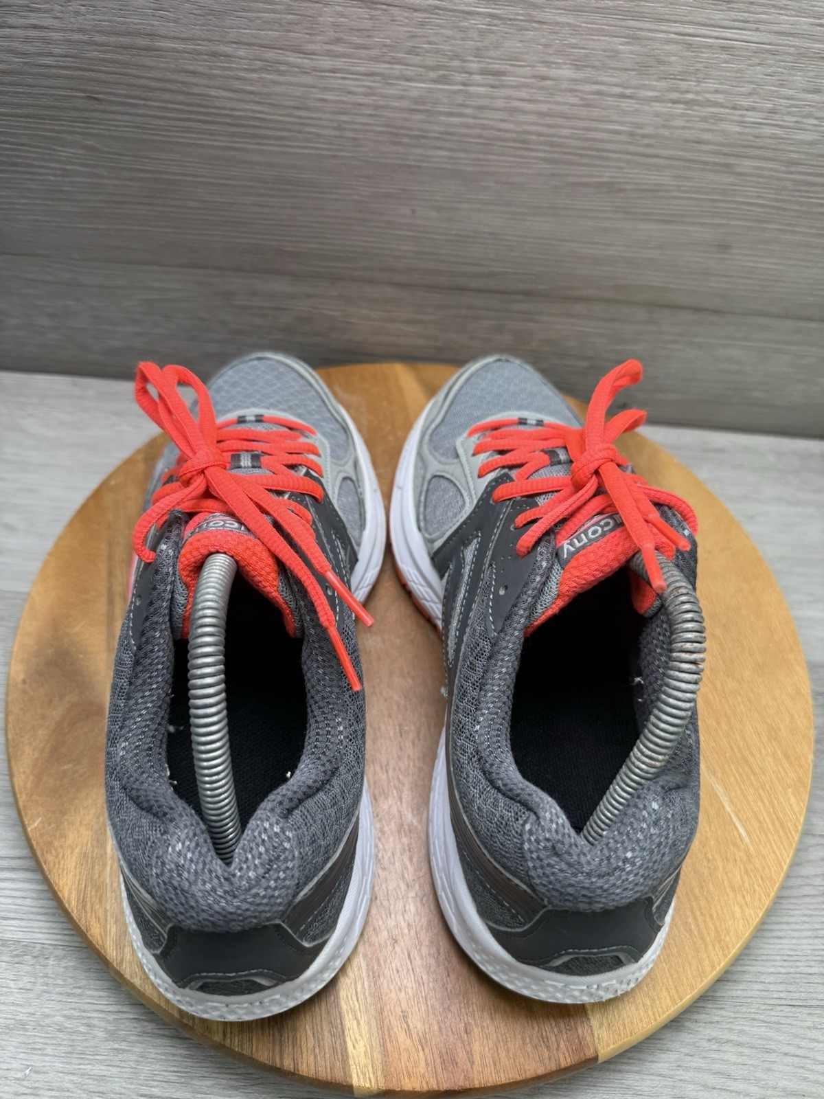 Saucony Women's Size 9 Grid Cohesion 10 Grey Pink Running Sneakers S15333-17 thumbnail 6