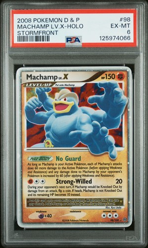 Machamp LV.X graded PSA 6 for sale on eBay