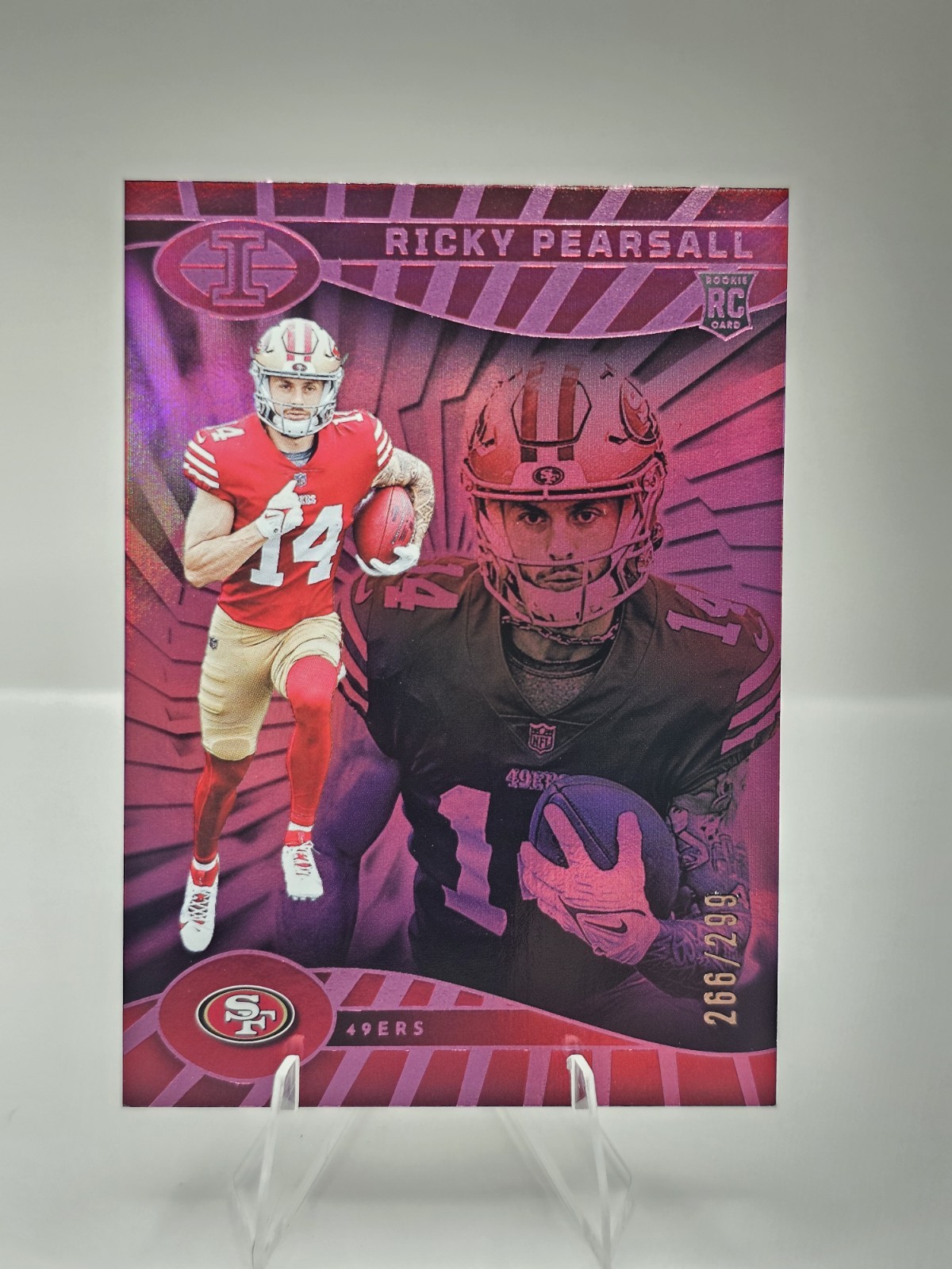 2024 Panini Illusions - Ricky Pearsall #78 Trophy Collection Pink /299 (RC)