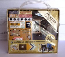 Vacation Scrapbook Kit - Album  20 Papers  229 Embellishments - NEW in package