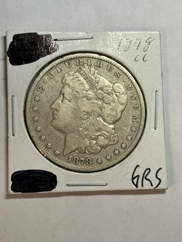 1878-CC Morgan Silver Dollar $1 VF Details Very Fine Carson City Mint