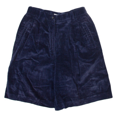 TALBOTS Damen Cordhosen Shorts Blau Locker XS W26