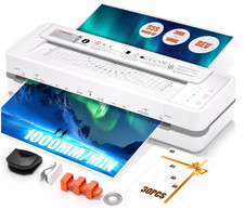 Laminadora profesional de 13 pulgadas con sistema de 4 rodillos, compatible con 