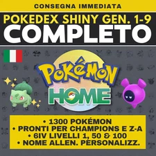 Pokemon HOME Shiny Living Dex Pokedex Complete Scarlet Competitive All 6 IV