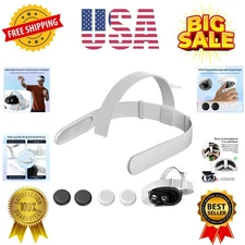 Replacement Head Strap for Quest 2 VR Headset Accessories Lightweight Adjusta...