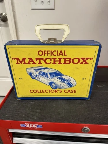 Vintage Official Matchbox Collectors Car Case No. 41 - 1966 Lesney 48 Car Lot
