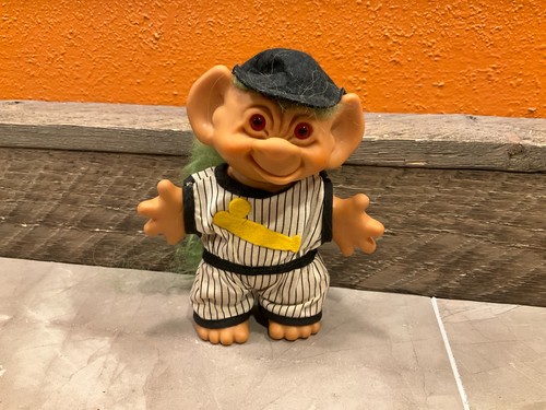 6" VINTAGE 1960er UNEEDA WISHNIK TRÄGT BASEBALL TRIKOT SPIELER TROLL SPIELZEUG - Bild 4 von 13