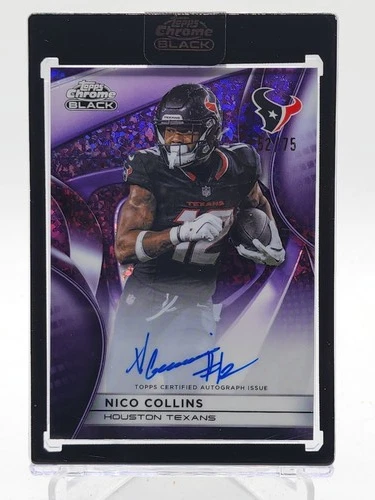 2025 Topps Chrome Nico Collins Chrome Autographs (RAW)