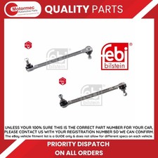 Image of FEBI Front Anti Roll Bar Link Kit for E-Class Conv 10-16
