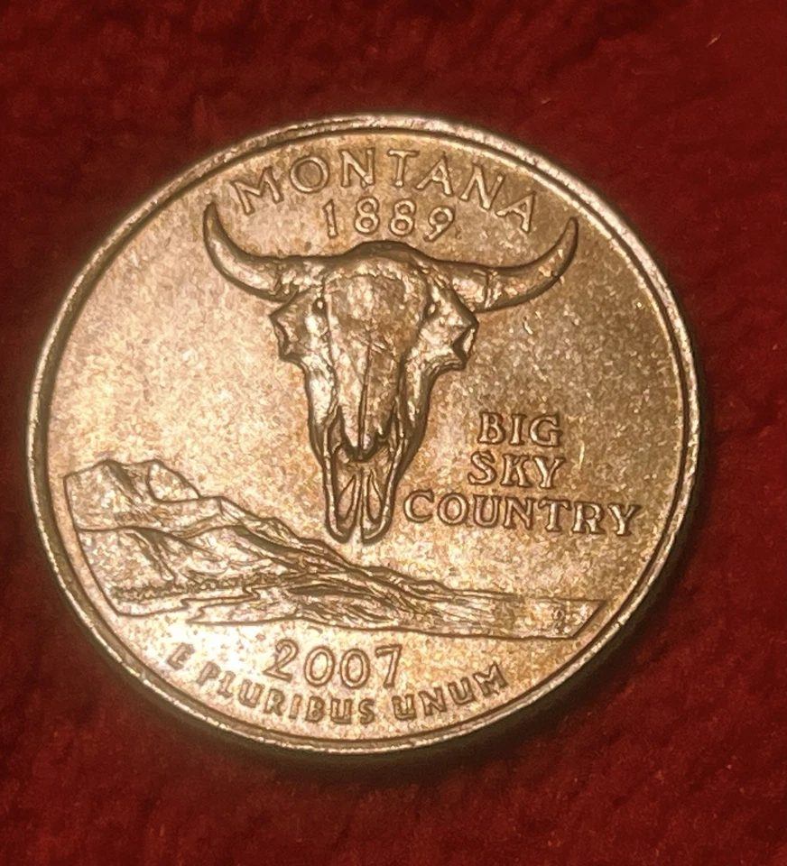 2007-P Montana State Quarter. DDO - Image 2 of 2