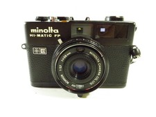 Minolta Hi-Matic FP w/Rokkor 38mm 2.7 Lens, Untested, for Parts or Repair, As Is