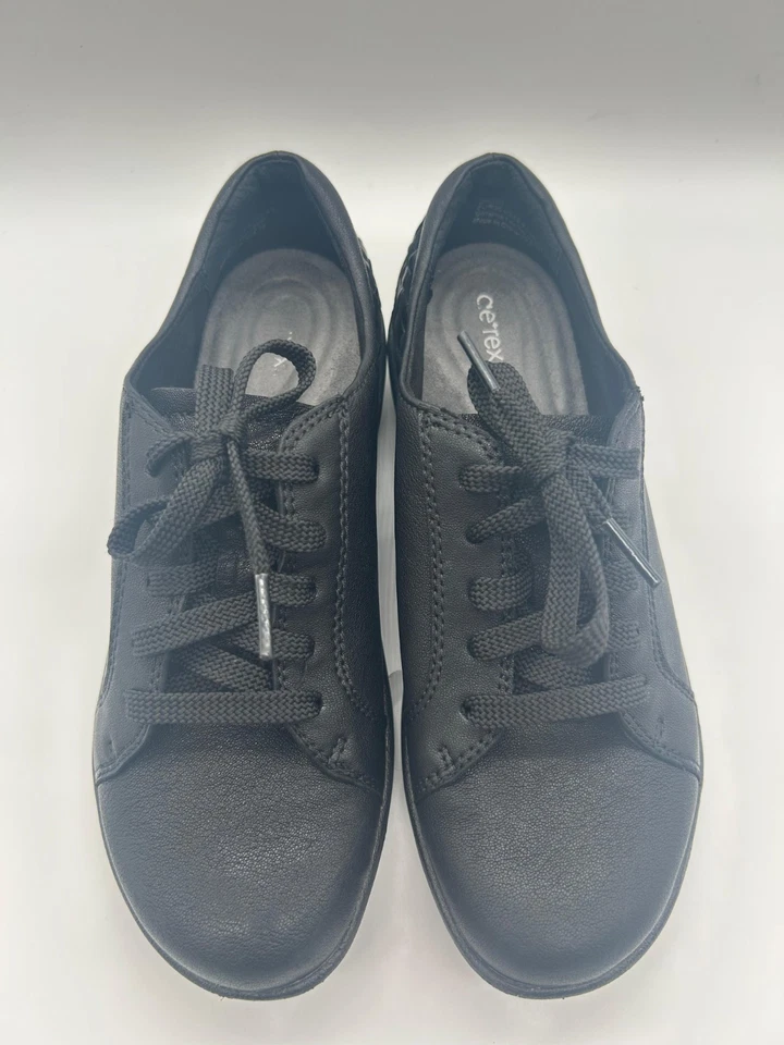 Zapato de tenis cómodo AETREX Dana de cuero Oxford con cordones para mujer talla 6, 6,5 Foto 4 de 4