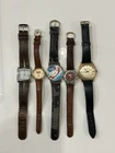 Vintage Watch Lot 5 Watches Untested Coca Cola, Tommy Hilfiger, Timex Q