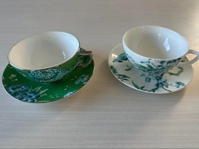 Jasper Conran 食器セット Wedgwood Jasper Conran Chinoiserie White & Green Tea Cup & Saucer