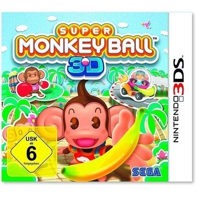 Nintendo 3DS Spiel - Super Monkey Ball 3D Modul