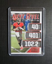 2021 PANINI SCORE FOOTBALL NEXT LEVEL STATS TOM BRADY NL1 TAMPA BAY BUCCANEERS