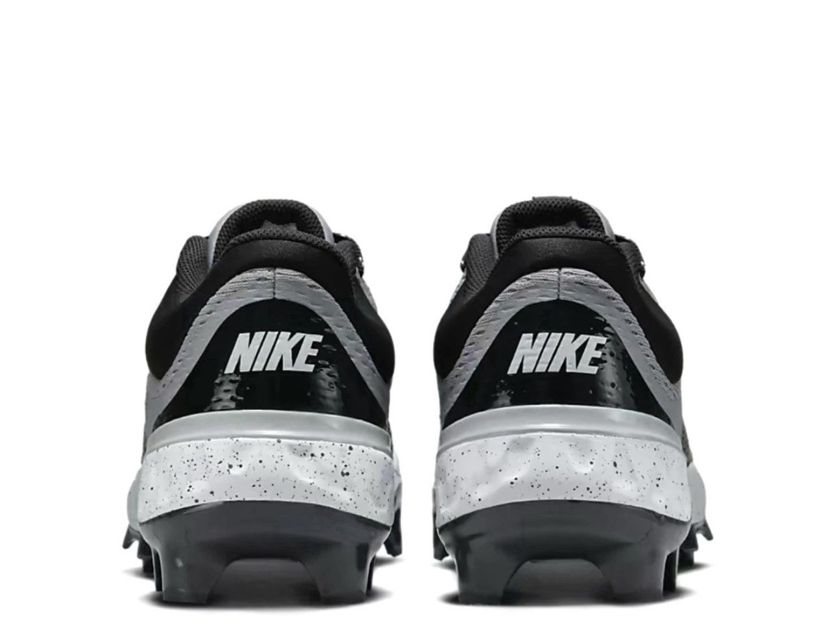 Nike Alpha Huarache Elite 4 Low MCS Baseball Cleats FD6221-002 Size 11.5 Gray #1 Nike Alpha Huarache Elite 4 MCS Baseball Cleat Smoke Grey  main image 2
