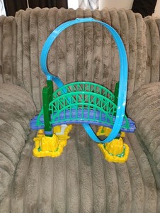 Fisher Price GeoTrax - Fly-By Bridge w/ GeoAir Expansion Track