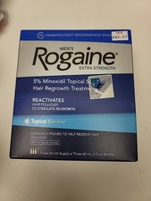 MEN'S ROGAINE EXTRA STRENGTH 5 Minoxidil Topical Solution BRAND NEW SEALED 