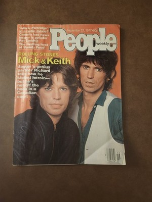 People Weekly Nov 21 1977 Mick Jagger Keith Richards  Rolling Stones