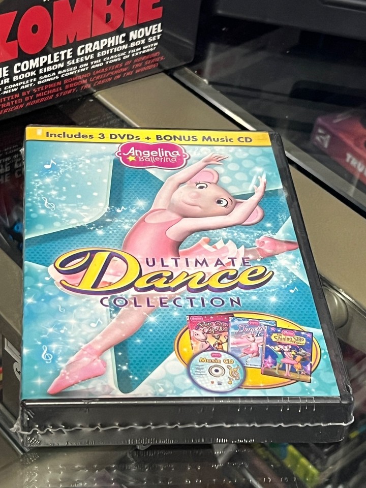 Angelina Ballerina Ultimate Dance Collection (DVD) 3 DVDS & BONUS MUSIC ...