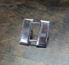 US Military Captains Bars (1/20 Silver-Filled) Vintage Vietnam Era V-21 Vanguard